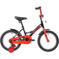 Детский велосипед Novatrack Strike 16 2020 163STRIKE.BKR20 (черный/красный) - фото 1 - id-p175577668