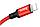 Зарядный USB дата кабель HOCO X14 Lightning, 2.0A, 1м, красный 556113, фото 2