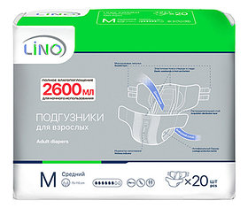 Подгузники для взрослых Lino, размер 2 (M), 20 шт.