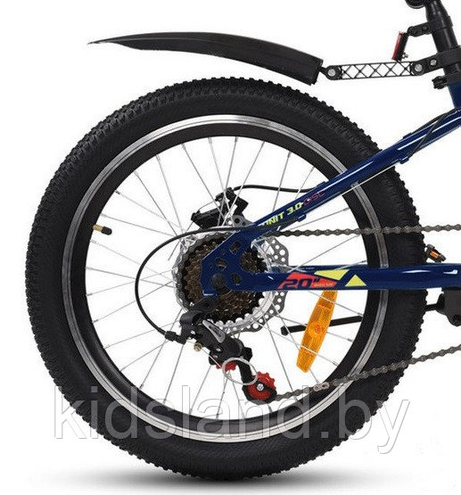 Велосипед Forward Unit 20 3.2 D" (темно-синий/красный) - фото 3 - id-p175597349