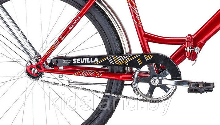 Велосипед Forward Sevilla 26 1.0" (красный/белый) - фото 7 - id-p117997897