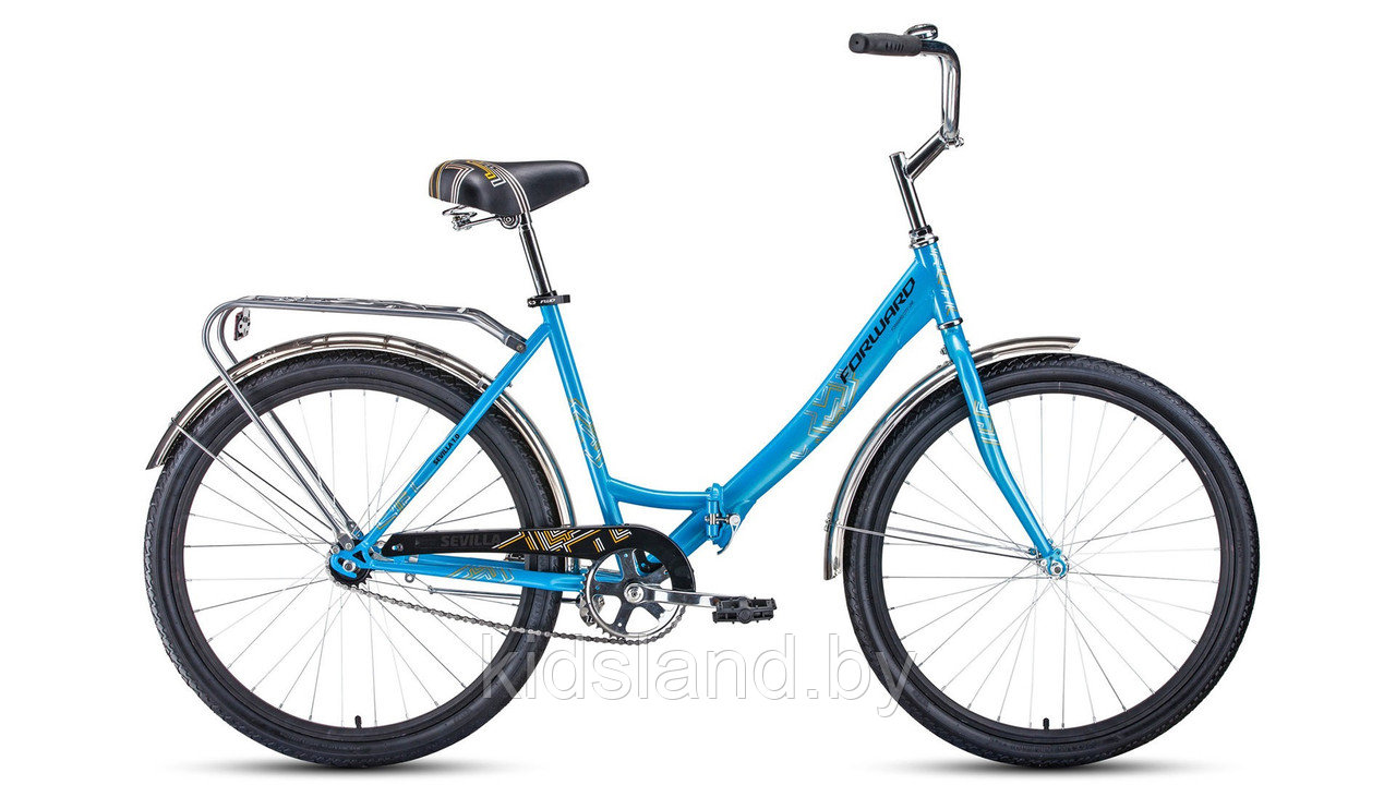 Велосипед Forward Sevilla 26 1.0"  (синий/серый)