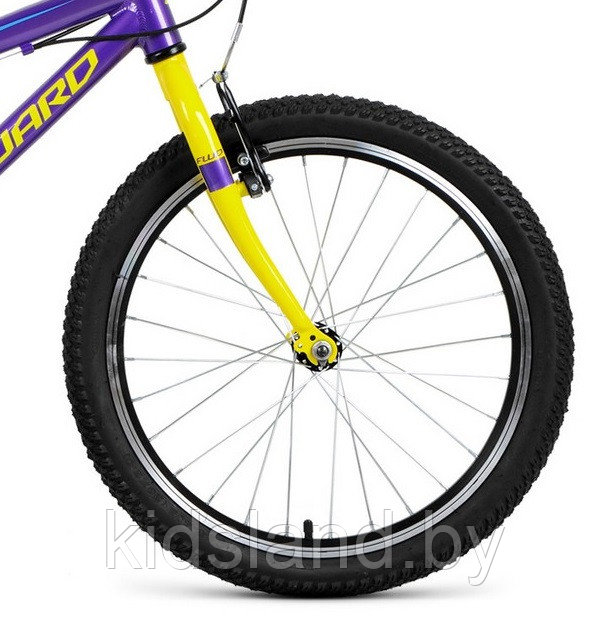 Велосипед Forward Rise 20 2.0" (фиолетовый/желтый) - фото 2 - id-p118571424
