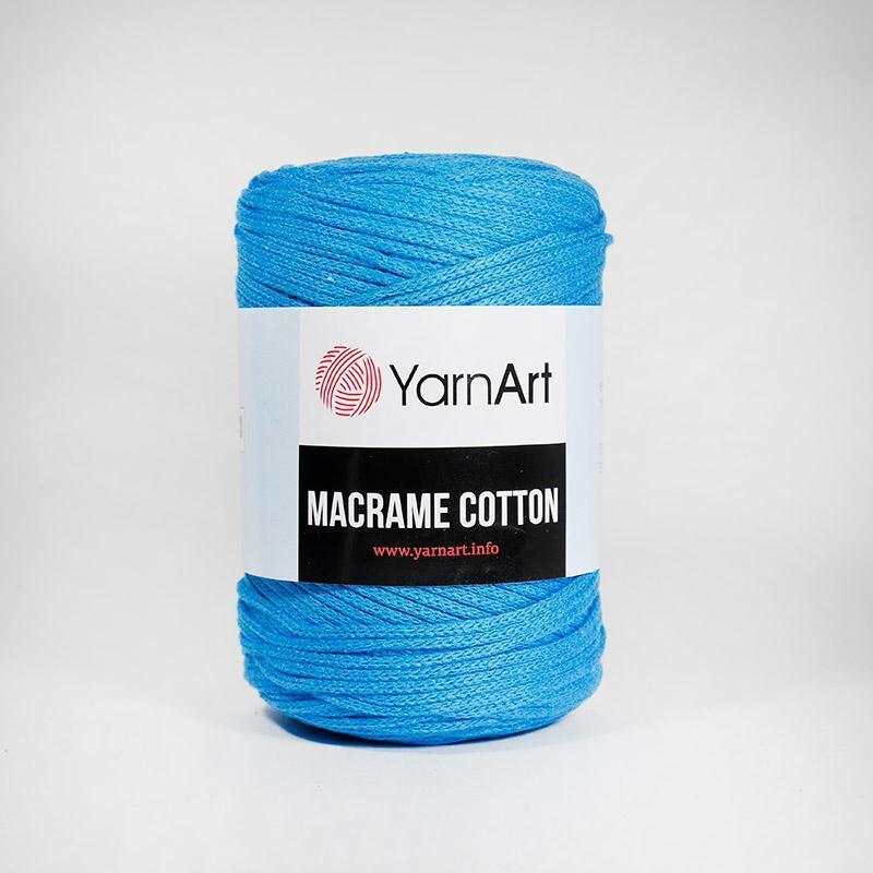 Хлопковый шнур Ярнарт Макраме Коттон (Yarnart Macrame Cotton) цвет 763 бирюза - фото 1 - id-p175608053