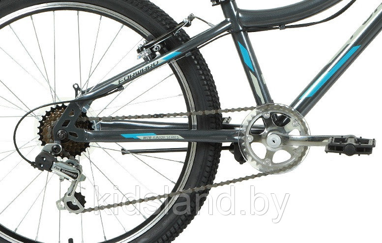 Велосипед Forward Titan Dick 24 2.1" (темно-серый/бирюзовый) - фото 6 - id-p175612265