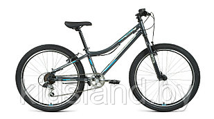 Велосипед Forward Titan Dick 24 2.1"  (темно-серый/бирюзовый)