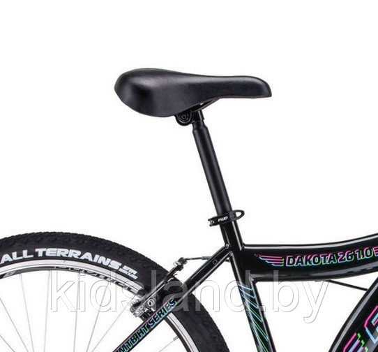 Велосипед Forward Dakota 26 1.0 (черный/голубой) - фото 4 - id-p175613918