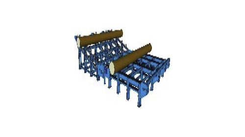 Конвейер поперечного привода бревен