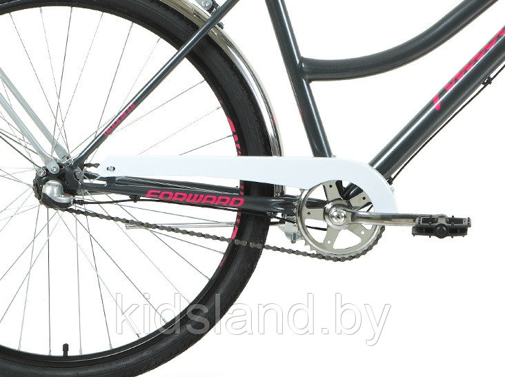Велосипед Forward Talica 28 3.0" (темно-серый/розовый) - фото 4 - id-p175614898