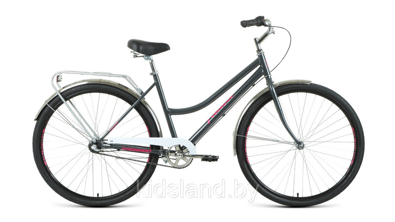 Велосипед Forward Talica 28 3.0" (темно-серый/розовый) - фото 1 - id-p175614898