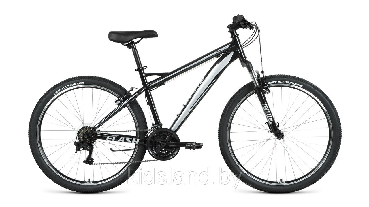 Велосипед Forward Flash 26 1.2 S" (черный/серый)