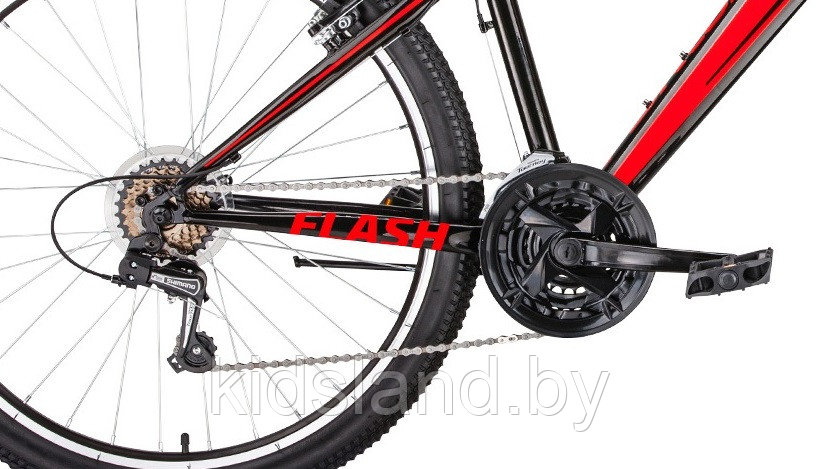 Велосипед Forward Flash 26 1.0 (черный/красный) - фото 3 - id-p117647883