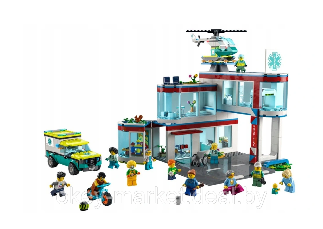 Конструктор LEGO City 60330 Больница - фото 4 - id-p175622763