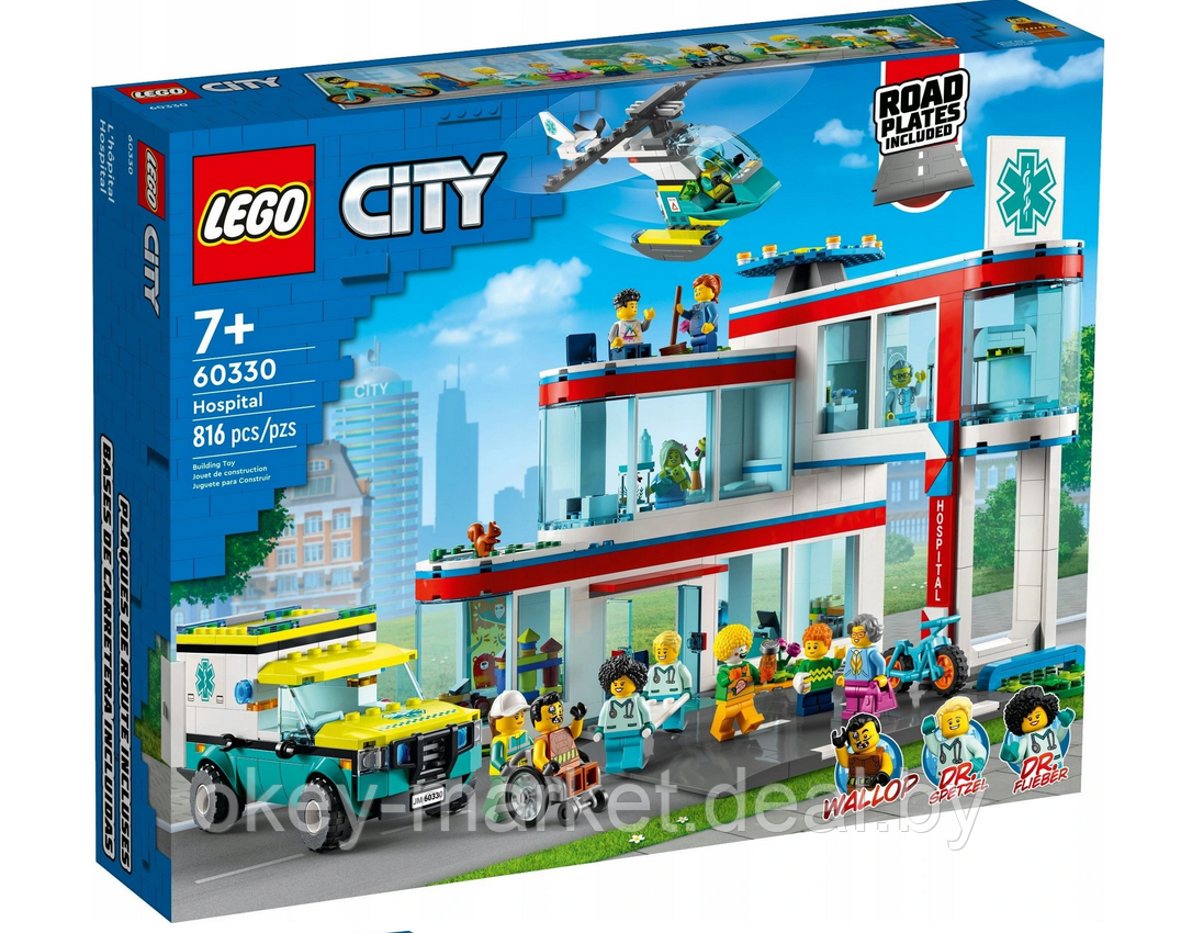 Конструктор LEGO City 60330 Больница - фото 1 - id-p175622763