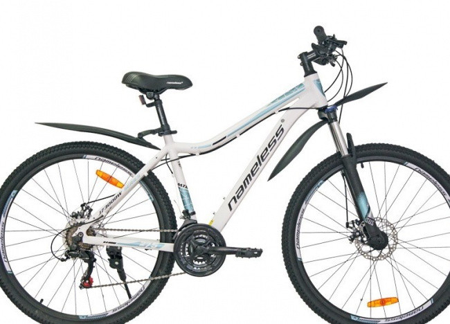 Велосипед Nameless J7300DW 27.5 Бело-чёрный 2022 - фото 1 - id-p175627089