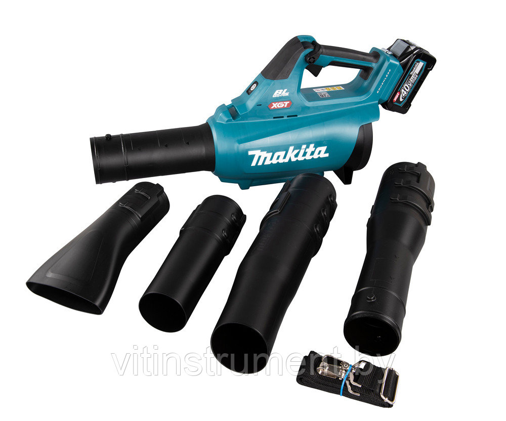 Аккумуляторная воздуходувка MAKITA UB001GZ XGT  40V + Аккумулятор 40V (4.0ач) и зарядное у-во