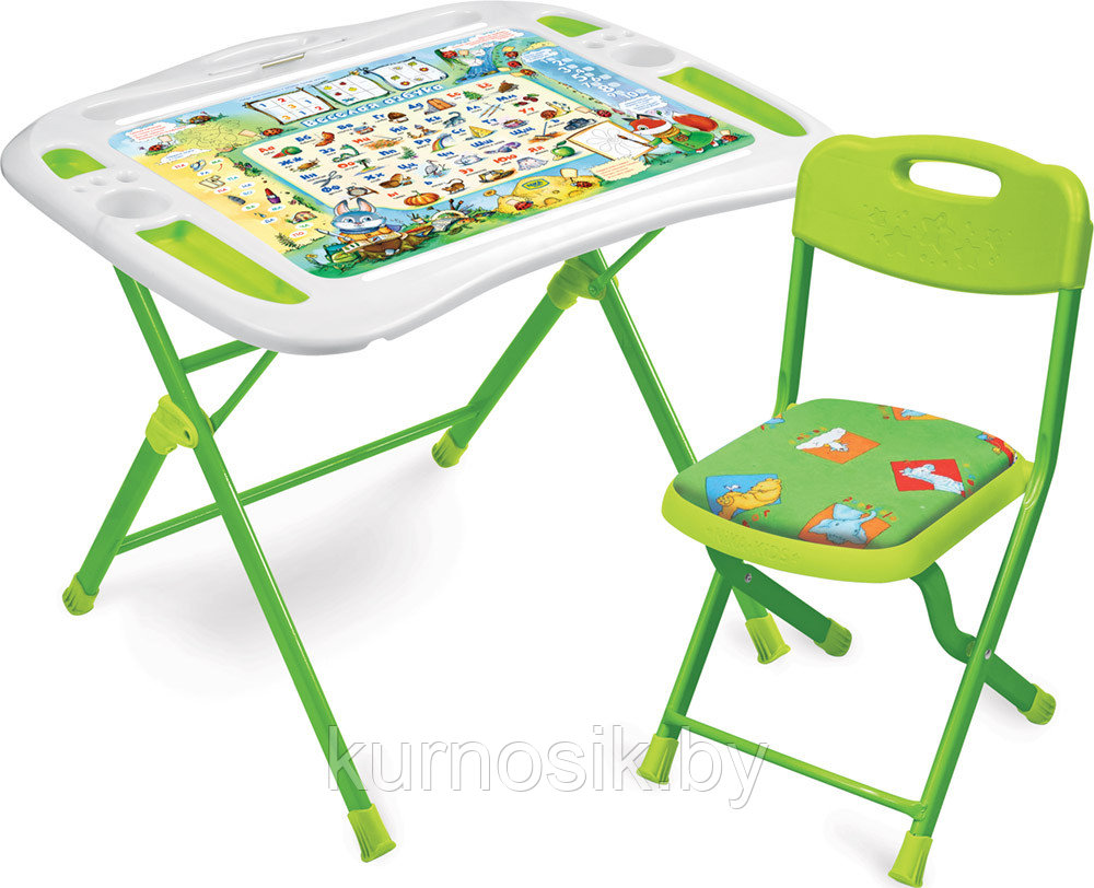 Комплект детской мебели (стол+стул) Пушистая азбука с 3 до 7 лет арт. NKP1/4 - фото 7 - id-p175648440