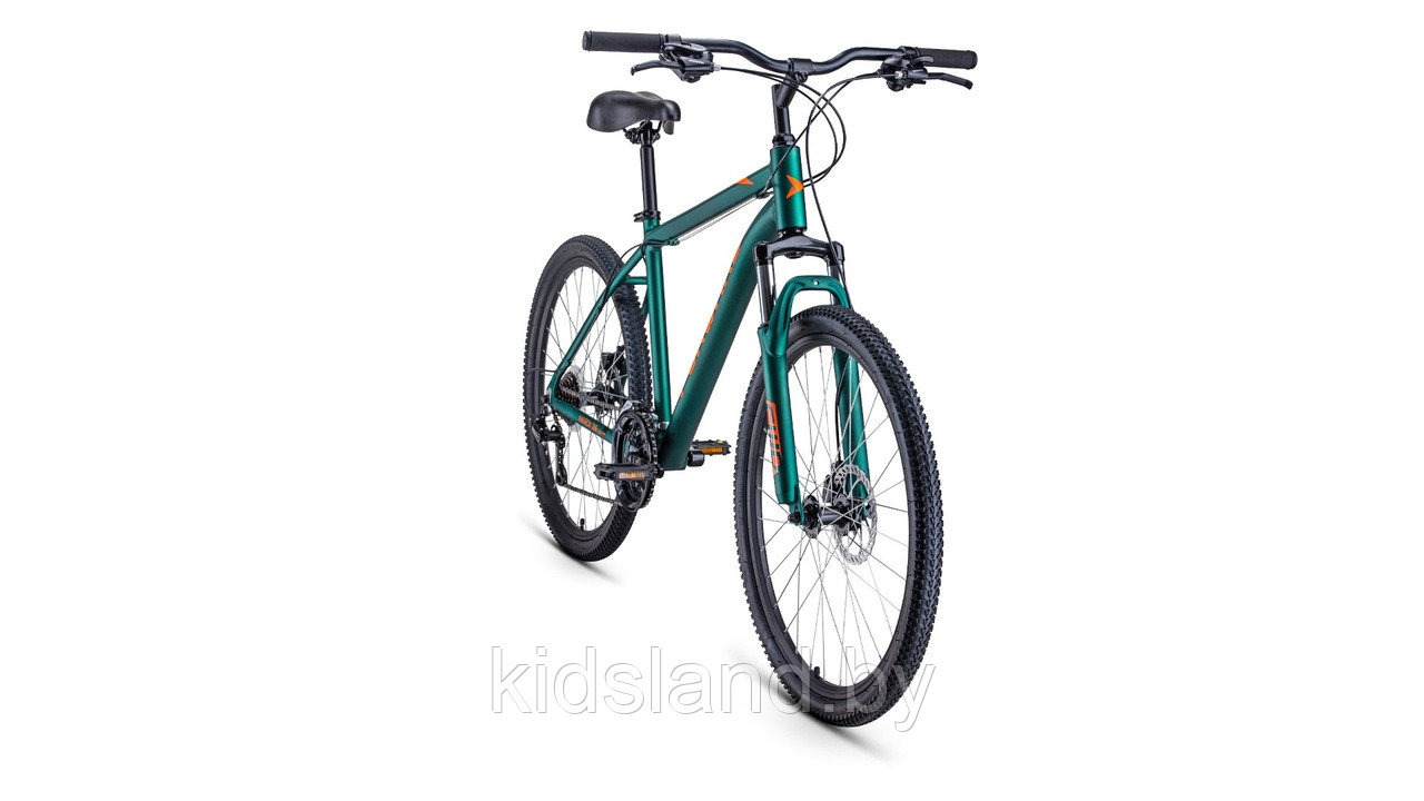 Велосипед Forward Hardi 26 2.1 D" (зеленый матовый/оранжевый) - фото 2 - id-p117659972