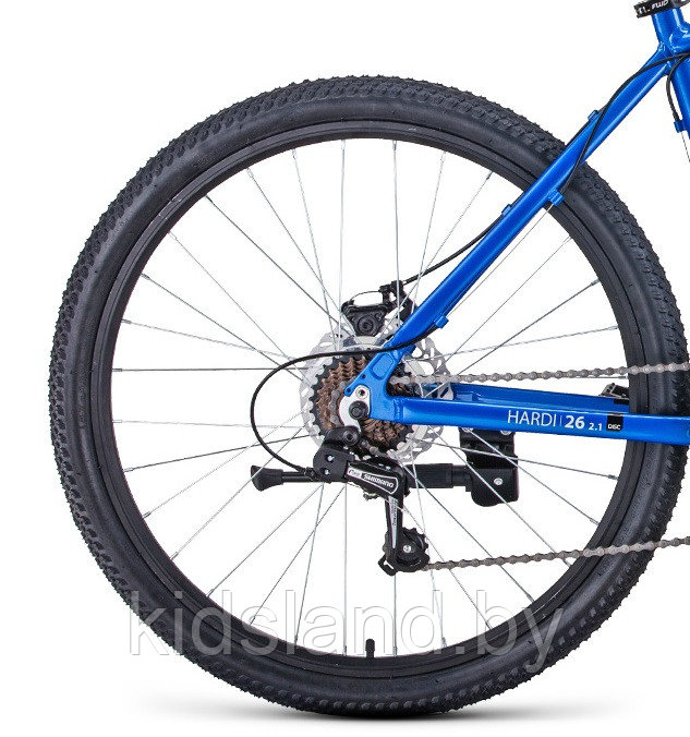 Велосипед Forward Hardi 26 2.1 D" (синий/бежевый) - фото 5 - id-p175649905