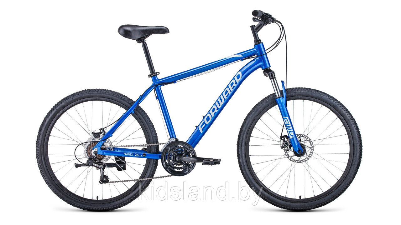 Велосипед Forward Hardi 26 2.1 D" (синий/бежевый)