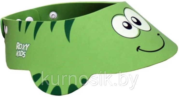 Защитный козырек для мытья головы Roxy Kids Зеленая ящерка D от 13 см до 17 см - фото 1 - id-p175650865