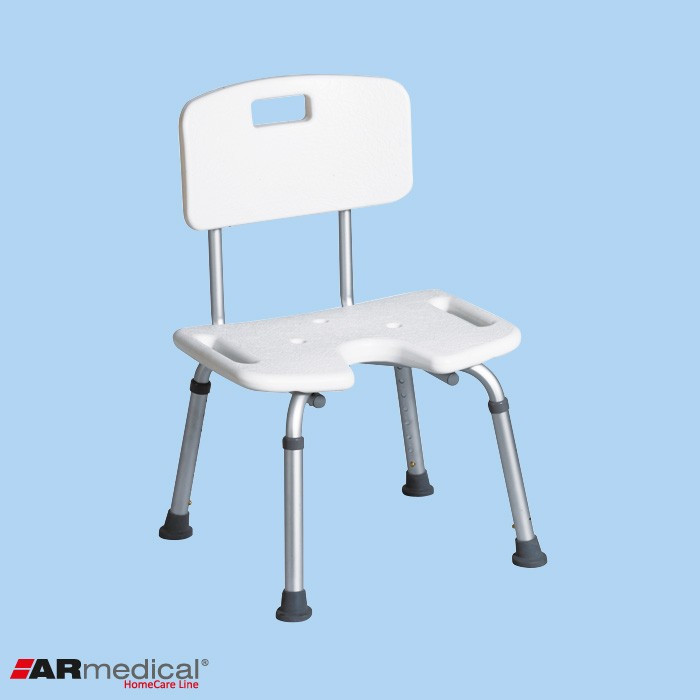 Душевой стул с вырезом для инвалидов ARmedical AR208 - фото 1 - id-p121442791