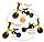 Беговел-велосипед для детей 3 в 1 трансформер с педалями, Delanit, T-801, фото 2