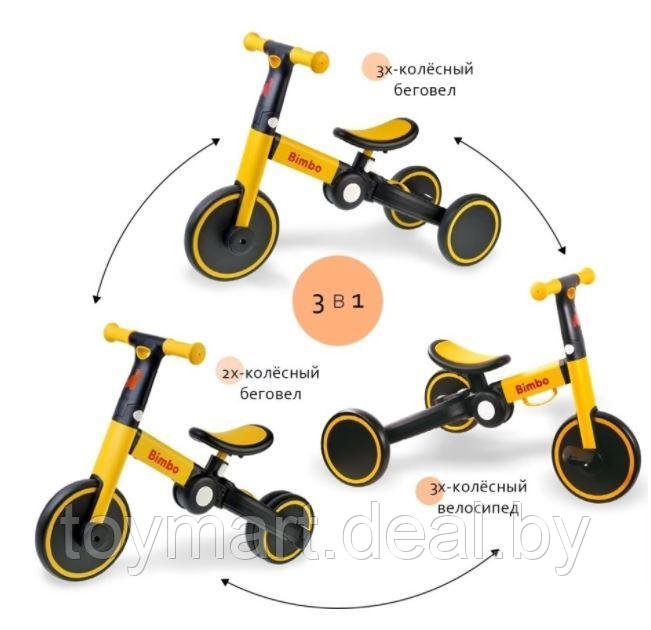 Беговел-велосипед для детей 3 в 1 трансформер с педалями, Delanit, T-801 - фото 2 - id-p142589398