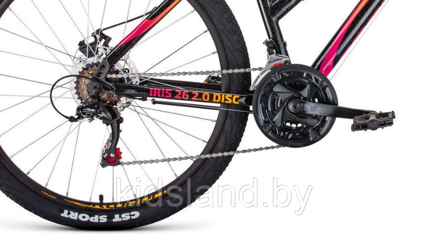 Велосипед Forward Iris Disc 26 2.0" (черный) - фото 5 - id-p118412737