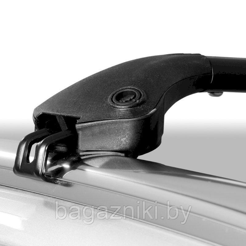 Багажник на крышу авто Modula Oval Bar System (BLACK) for closed railing (на интегрированные рейлинги) - фото 4 - id-p175652107