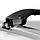 Багажник на крышу авто Modula Oval Bar System (BLACK) for closed railing (на интегрированные рейлинги), фото 4