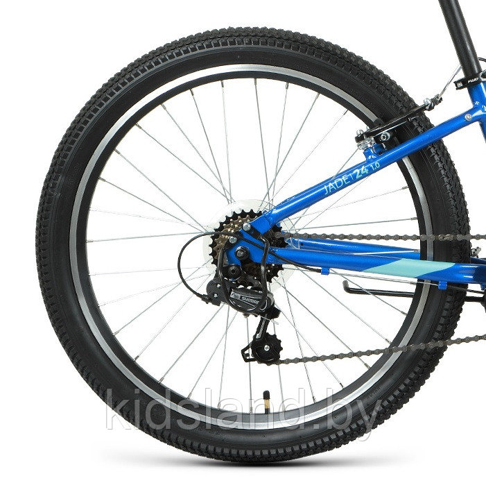 Велосипед Forward Jade 24 1.0" (синий/бирюзовый) - фото 3 - id-p175653026