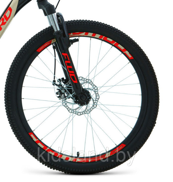 Велосипед Forward Raptor 24 2.0 D" (черный/красный) - фото 5 - id-p175653158