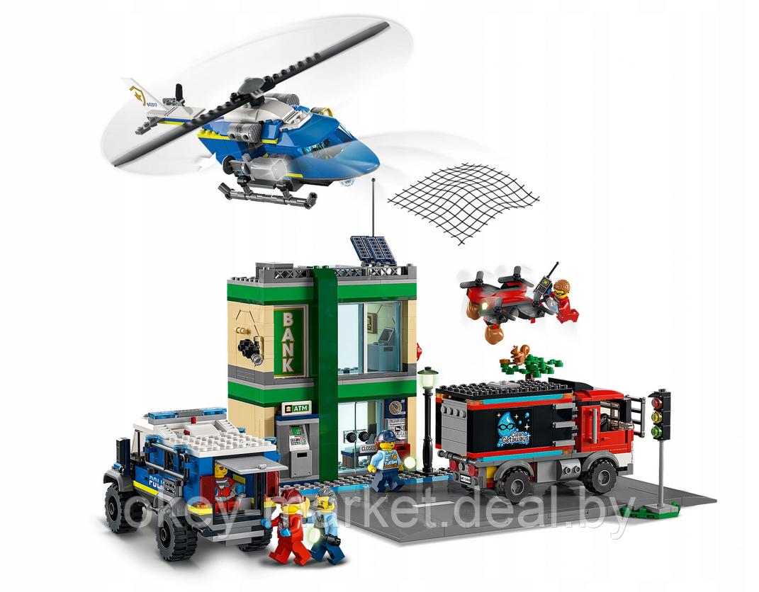 Конструктор Lego City Полицейская погоня в банке 60317 - фото 4 - id-p175654353