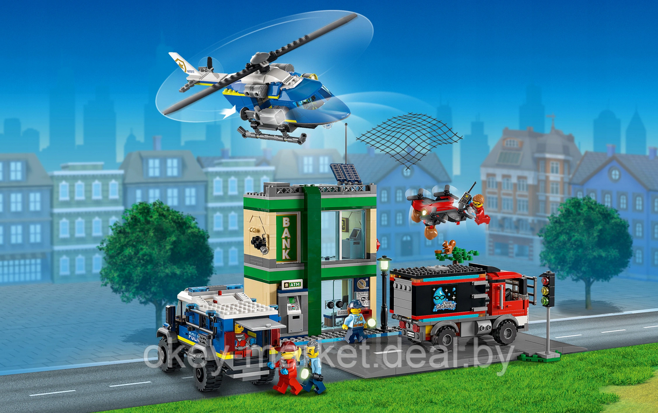 Конструктор Lego City Полицейская погоня в банке 60317 - фото 2 - id-p175654353