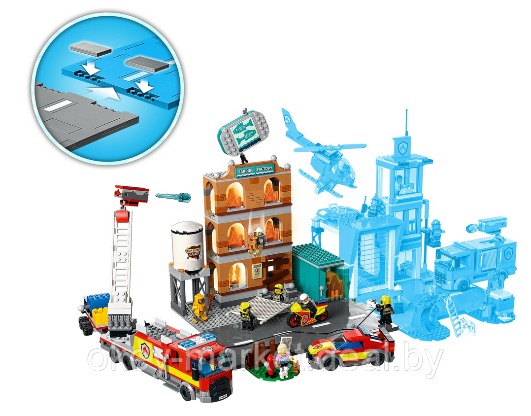 Конструктор LEGO City Пожарная команда 60321 - фото 6 - id-p175655083