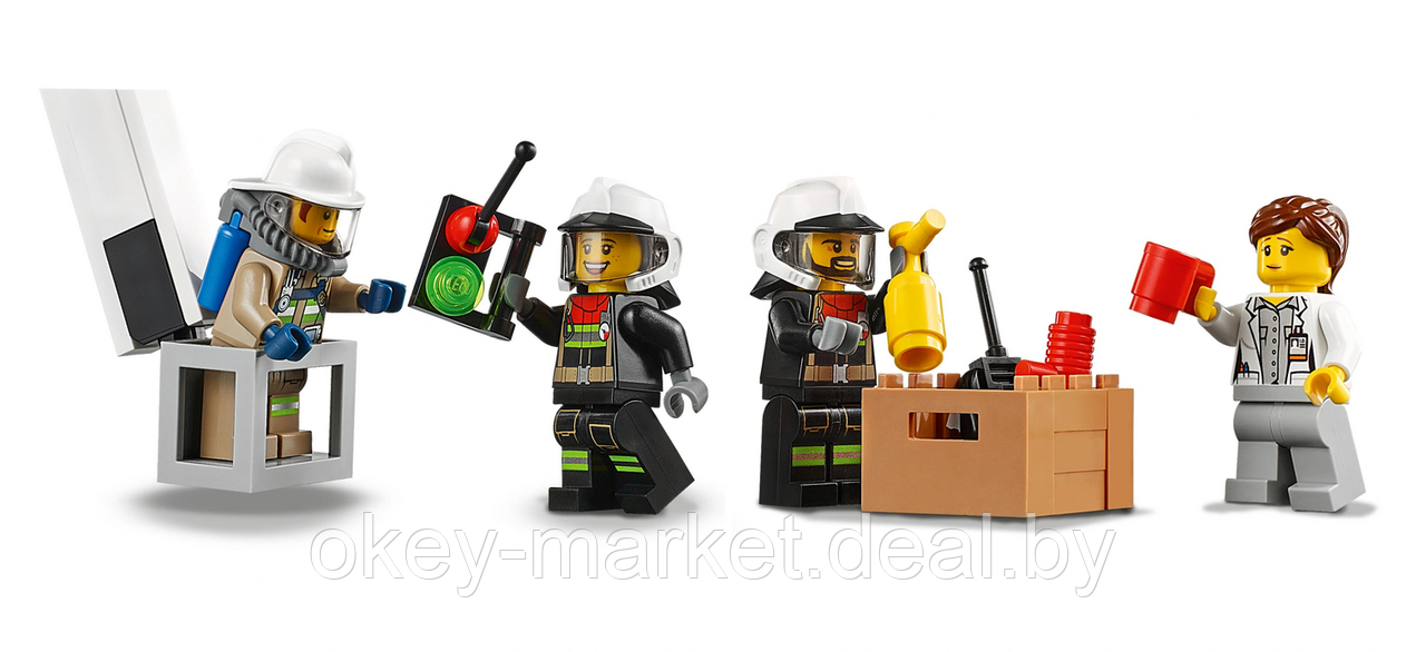 Конструктор LEGO City Команда пожарных 60282 - фото 3 - id-p175657319