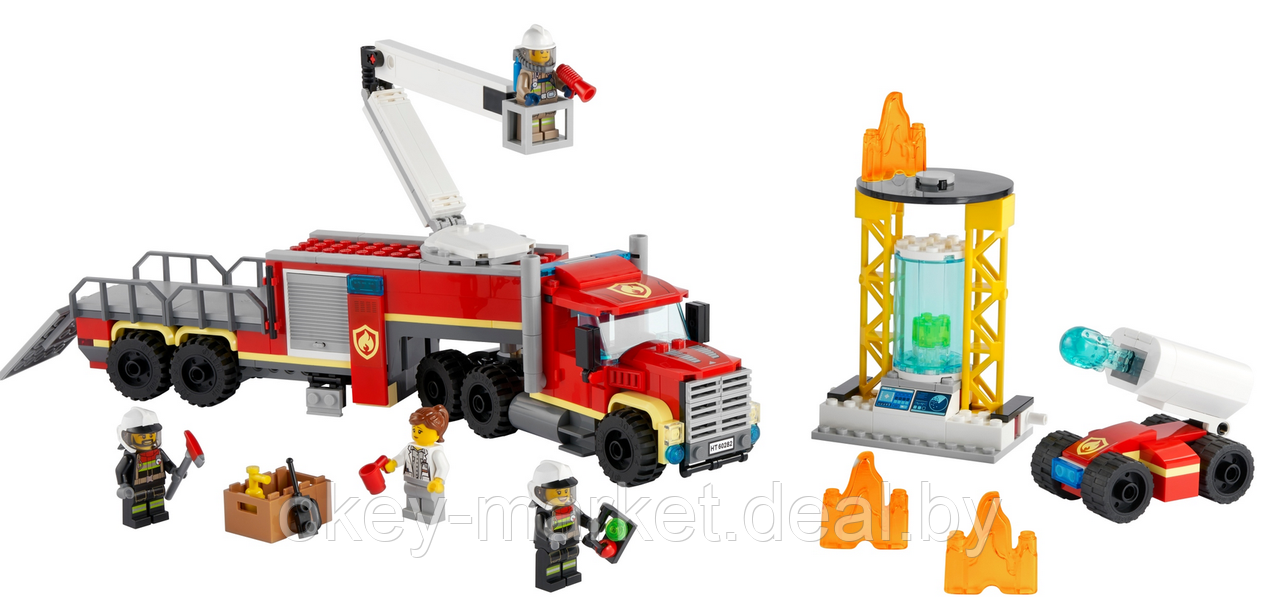 Конструктор LEGO City Команда пожарных 60282 - фото 4 - id-p175657319
