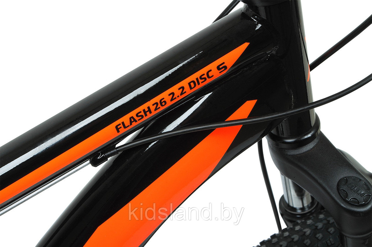 Велосипед Forward Flash 26 2.2 S" (черный/оранжевый) - фото 5 - id-p175658599