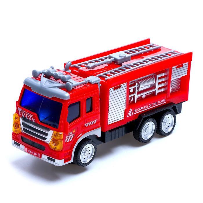 Машина «Пожарная служба», работает от батареек, свет и звук, МИКС - фото 6 - id-p175658608