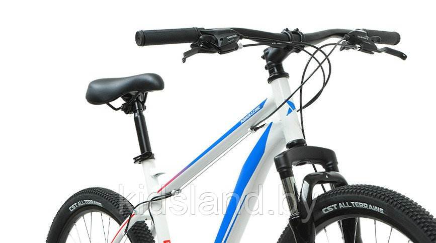 Велосипед Forward Flash 26 2.0 D" (белый/голубой) - фото 3 - id-p175658790