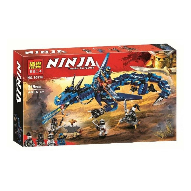 Конструктор Ninjago Bela "Вестник бури" 10936, 515 деталей, аналог Lego 70652 - фото 1 - id-p175679371