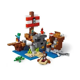 11170 Конструктор Bela Minecraft "Приключения на пиратском корабле" 404 детали, аналог Lego Minecraft 21152, фото 2