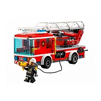 Конструктор Bela Cities 10828 Пожарный автомобиль с лестницей (аналог Lego City 60107) 225 деталей, фото 2