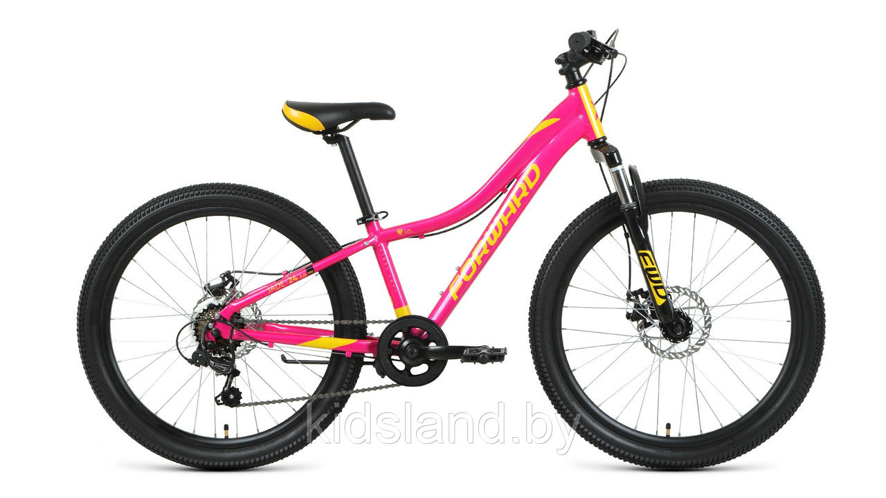 Велосипед Forward Jade 24 2.0 D"  (розовый/золотой), фото 1