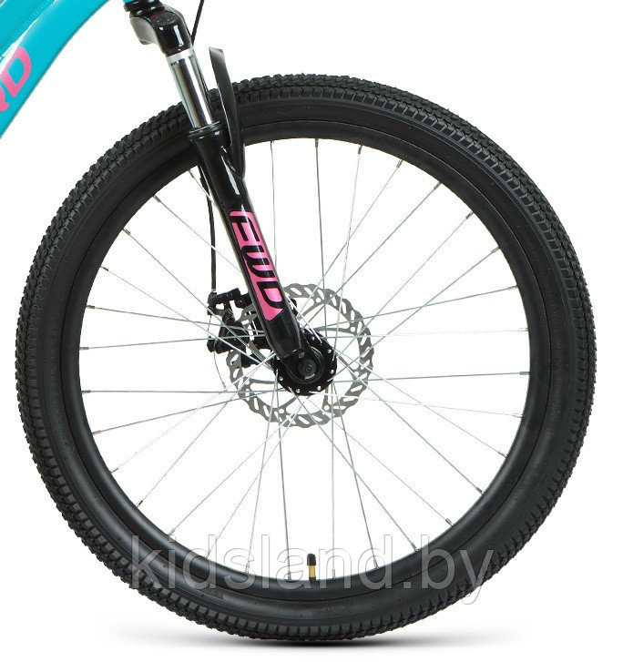 Велосипед Forward Jade 24 2.0 D" (бирюзовый/розовый) - фото 4 - id-p175694099