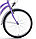 Велосипед Forward Evia Air 26 2.0"  (фиолетовый/белый), фото 5