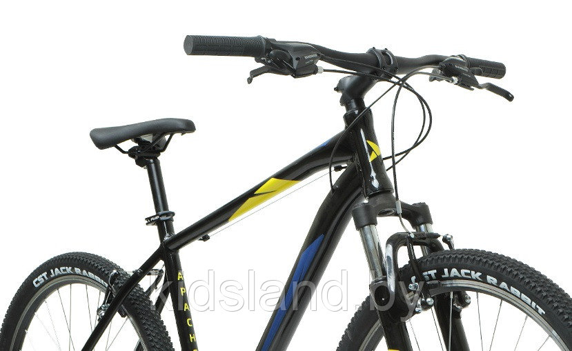 Велосипед Forward Apache 27,5 1.2 S" (черный/желтый) - фото 3 - id-p117663574