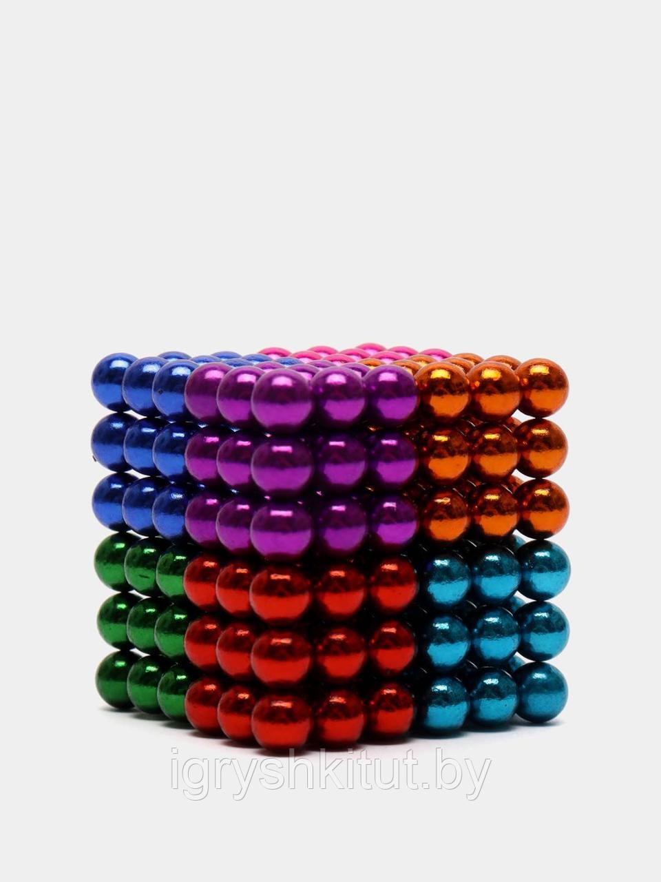 Магнитный конструктор разноцветный "Неокуб", 8 цветов - фото 2 - id-p175701294