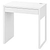 МИККЕ Письменный стол, белый, 73x50 см